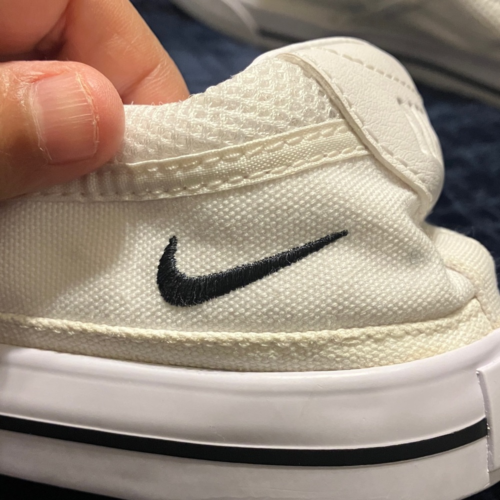 Nike White Canvas Slip-On Shoes Women's Size 8.5 - Picture 11 of 11